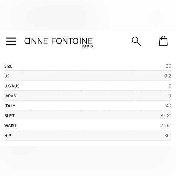 Anne Fontaine Ermine blouse NWT in moon white. Size 36 (equivalent to 0/2) - Picture 15 of 16